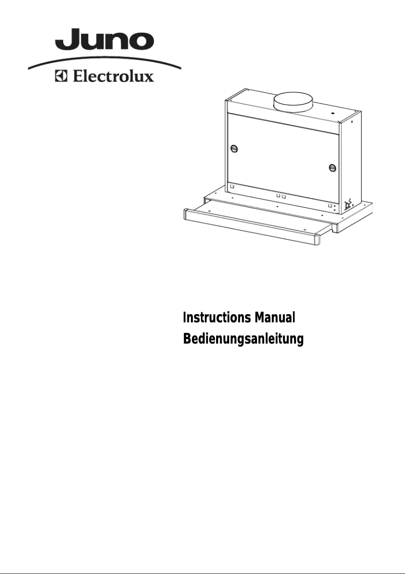 Page 1 of the manual User Manual Juno Electrolux JDA5541E