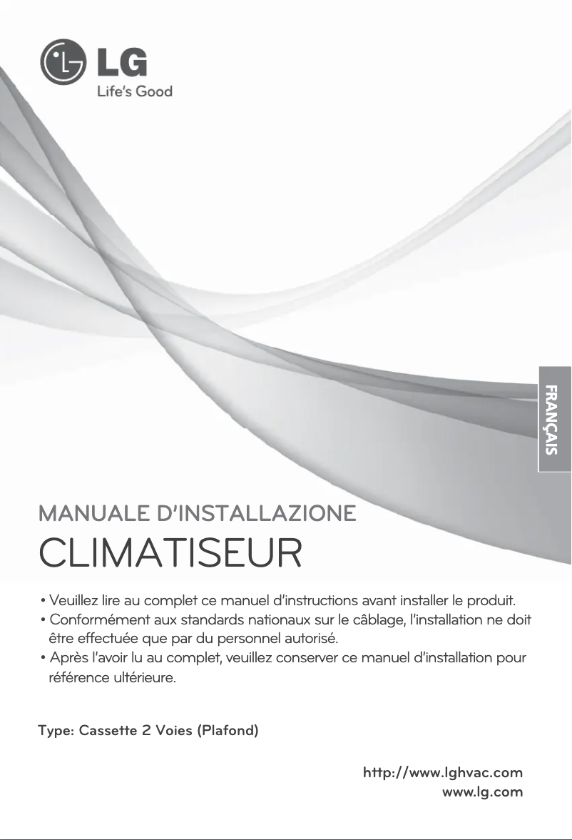 Page 1 of the manual User Manual LG ARNU243TLC2