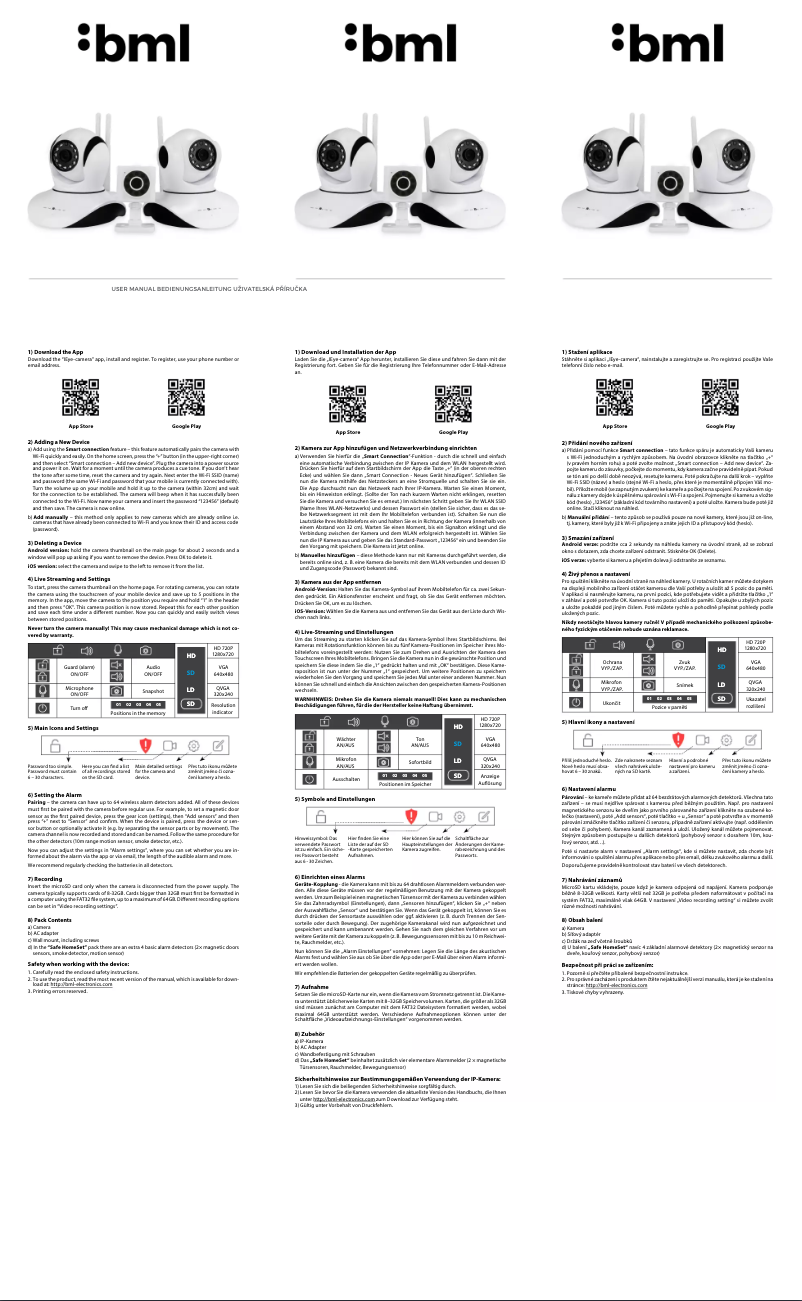 Page 1 of the manual User Manual BML Safe Eye360
