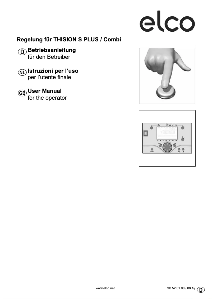 First page image of the manual for Thision S PLUS