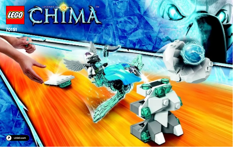 First page image of the manual for Chima 70151