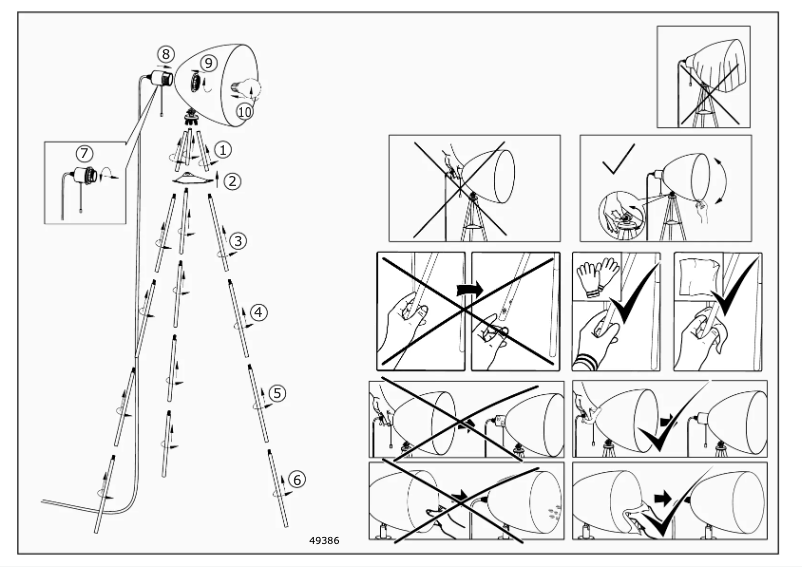 Page 1 of the manual User Manual Eglo Vintage Chester