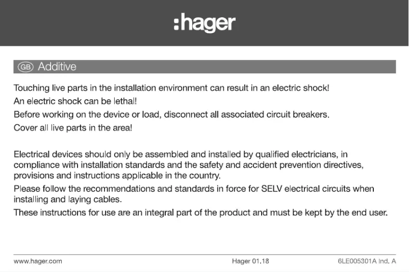 First page image of the manual for REN231X