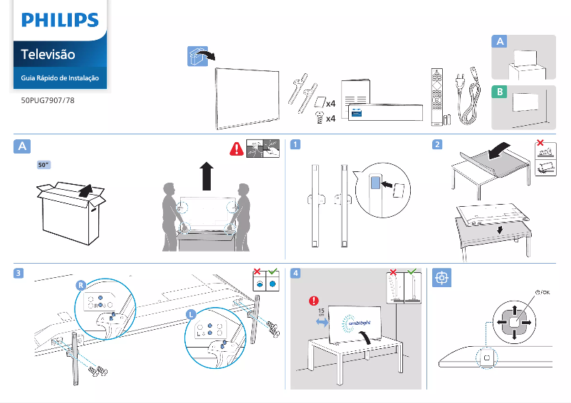 First page image of the manual for 50PUG7907