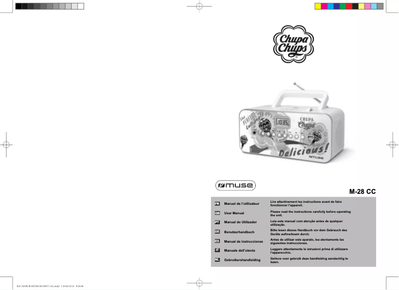 First page image of the manual for M-28 CC