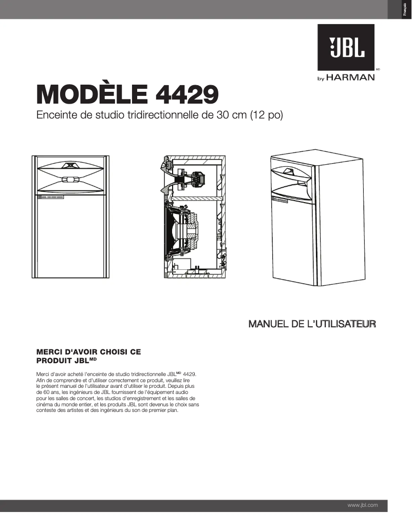 First page image of the manual for 4429