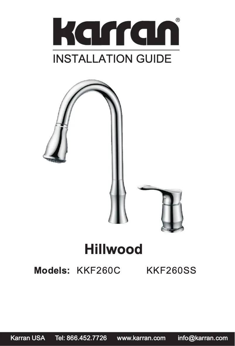 Page 1 of the manual User Manual Karran Hillwood KKF260C