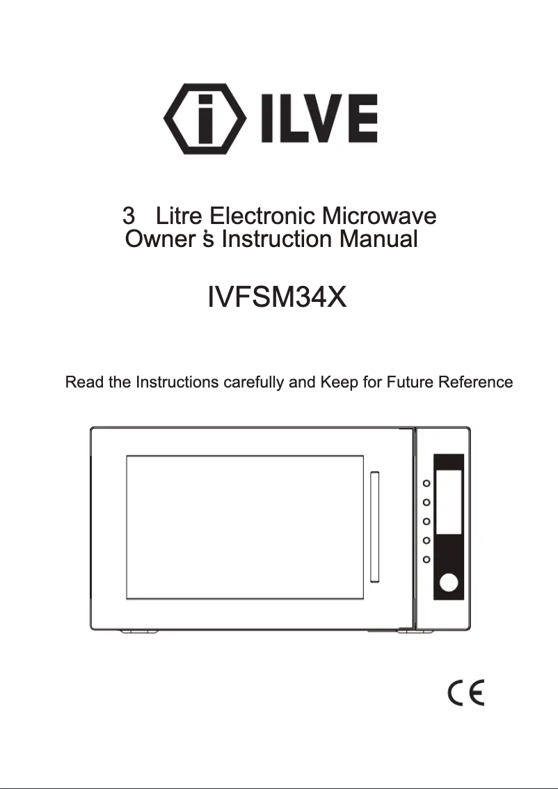 First page image of the manual for IVFSM34X