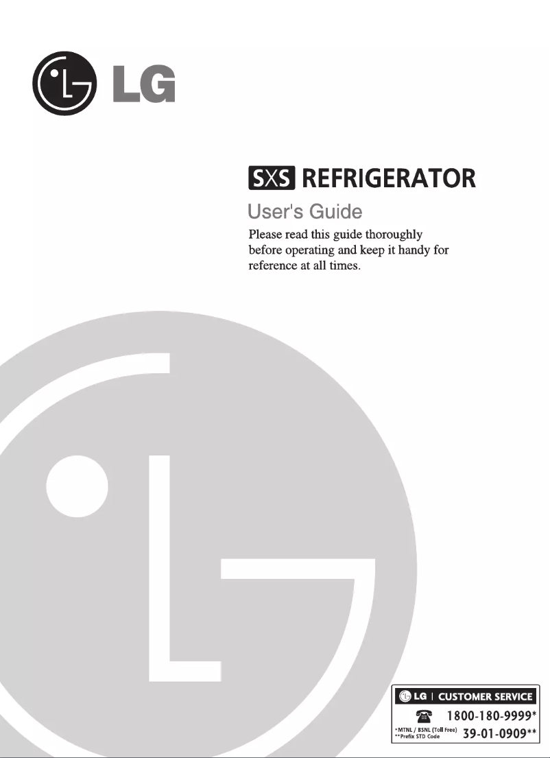 Page 1 of the manual User Manual LG GC-B217WVQ