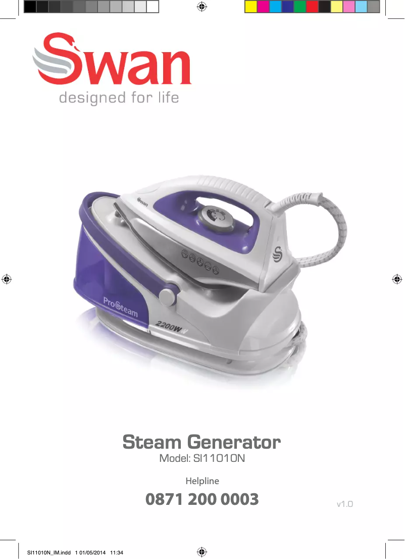 Image de la première page du manuel de l'appareil SI11010N