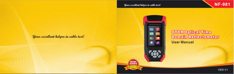 Page 1 of the manual User Manual Noyafa NF-981