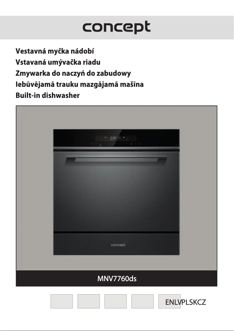 First page image of the manual for MNV7760DS