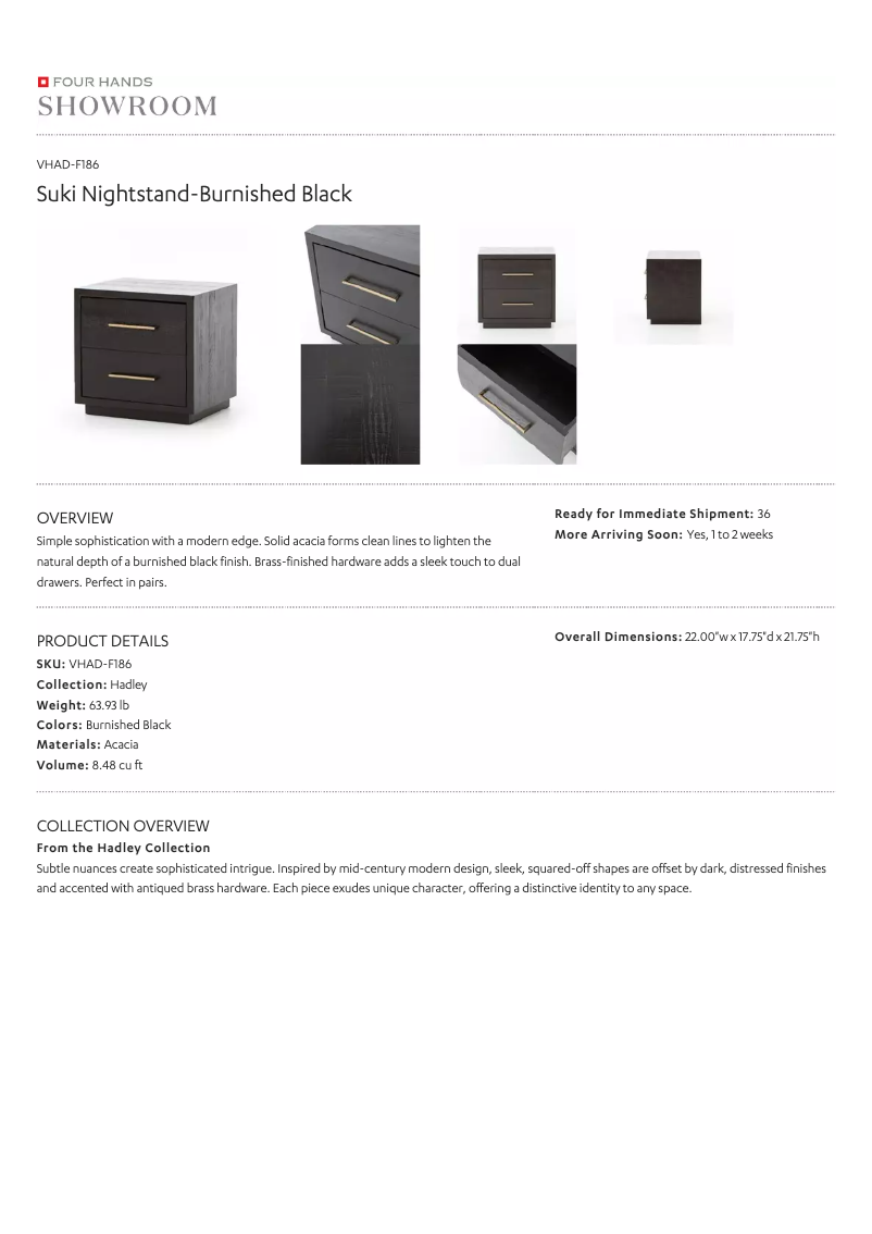 Page 1 of the manual User Manual Four Hands VHAD-F186