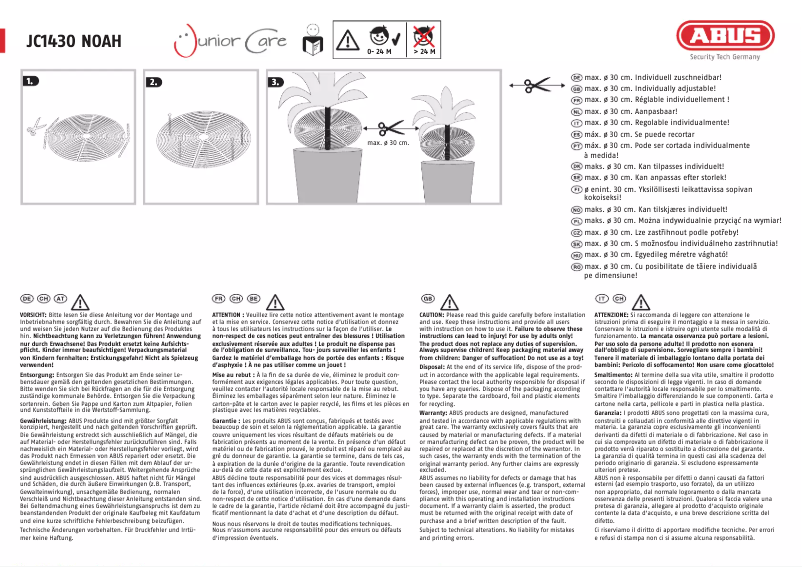 Image de la première page du manuel de l'appareil JC1430