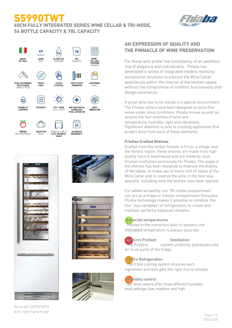 First page image of the manual for S5990TWT6