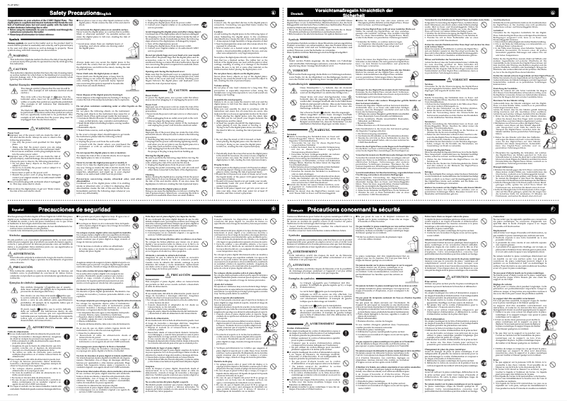 First page image of the manual for Celviano AP-80R