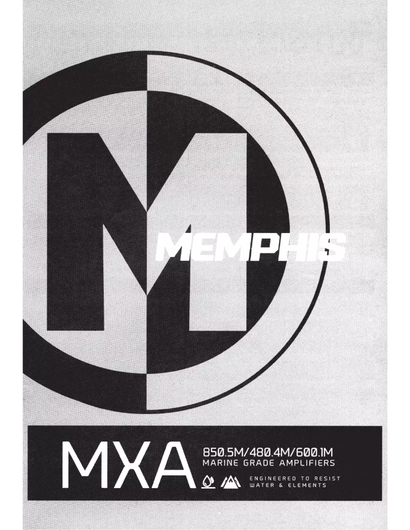 First page image of the manual for MXA600.1M