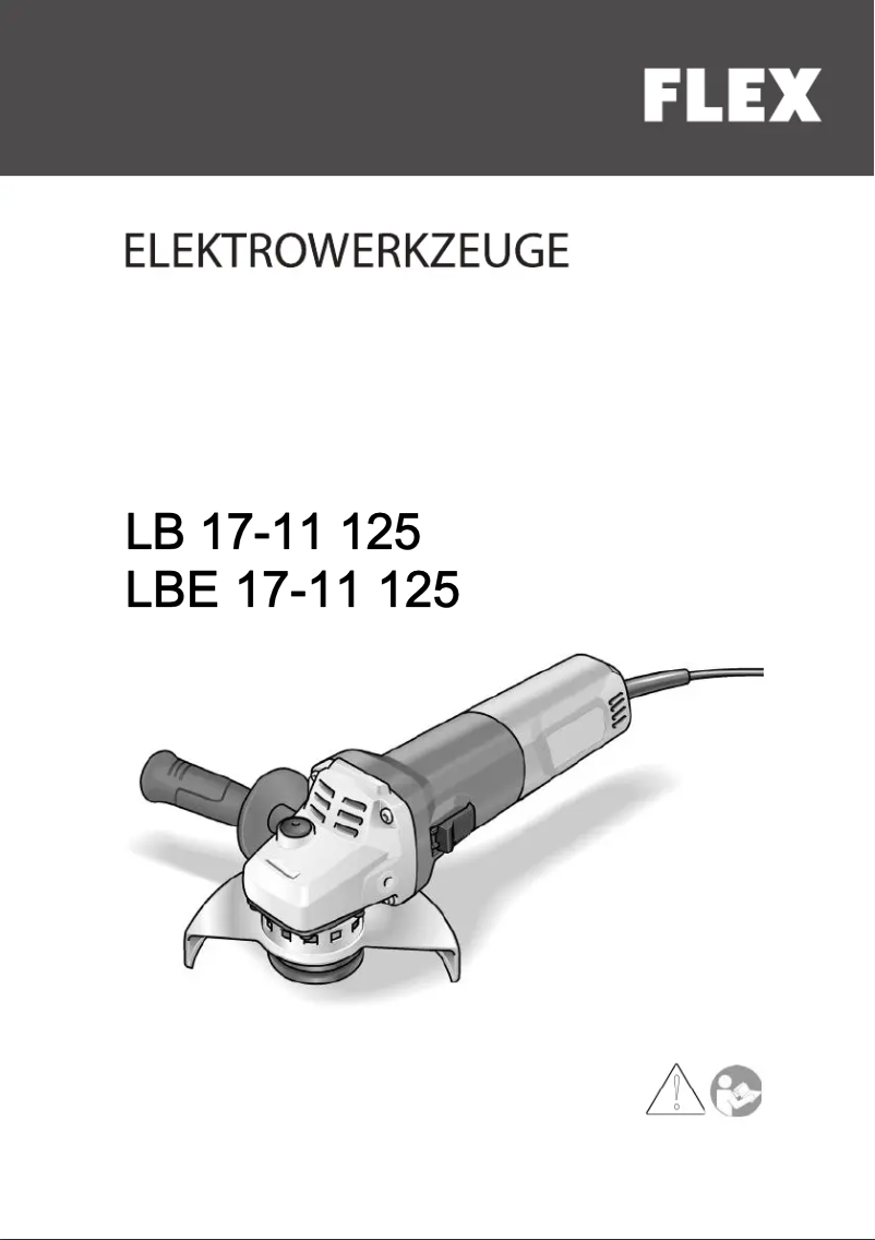 First page image of the manual for LB 17-11 125