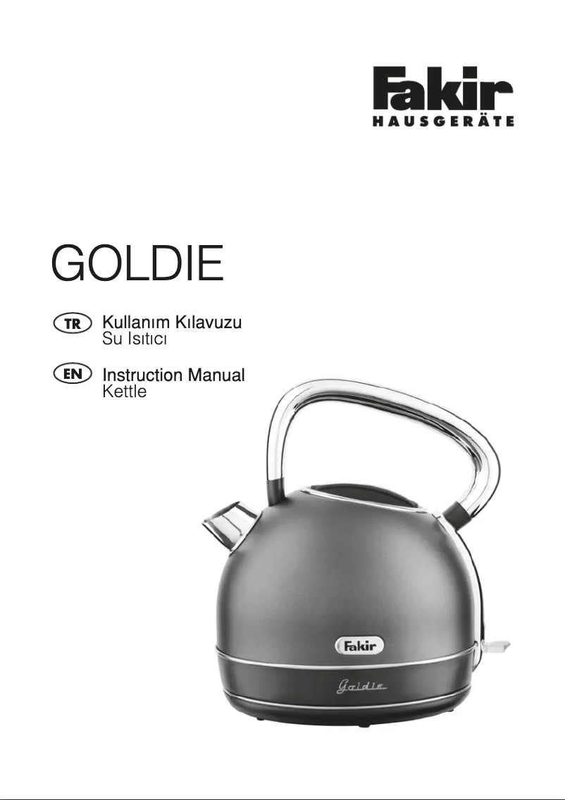 First page image of the manual for Goldie