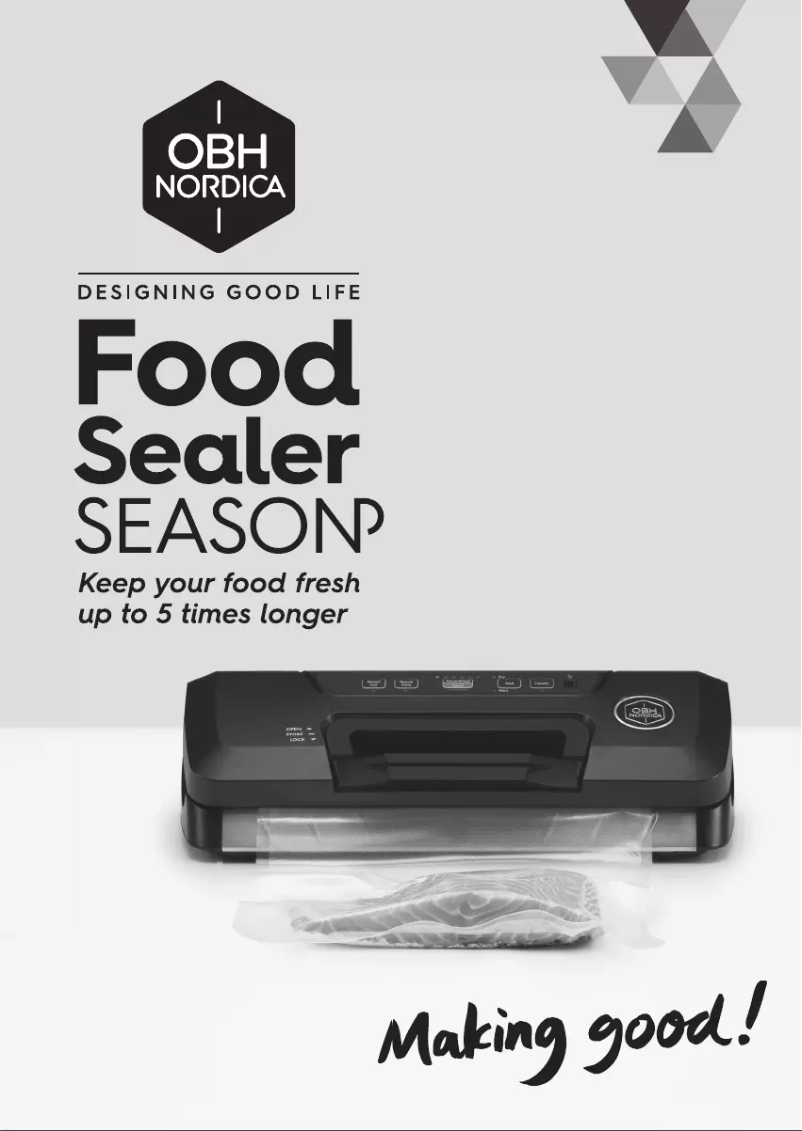 Page 1 of the manual User Manual OBH Nordica Season 7940