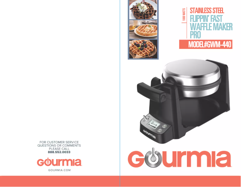 Page 1 of the manual User Manual Gourmia GWM440
