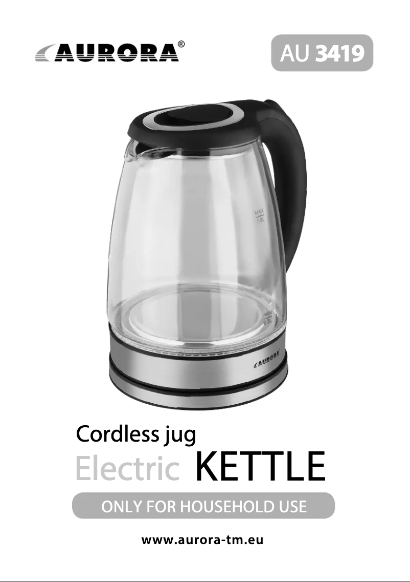 First page image of the manual for AU3419