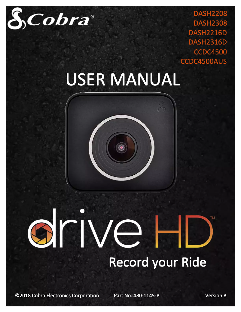 Image de la première page du manuel de l'appareil DASH 2216D