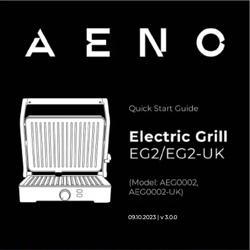 First page image of the manual for EG2