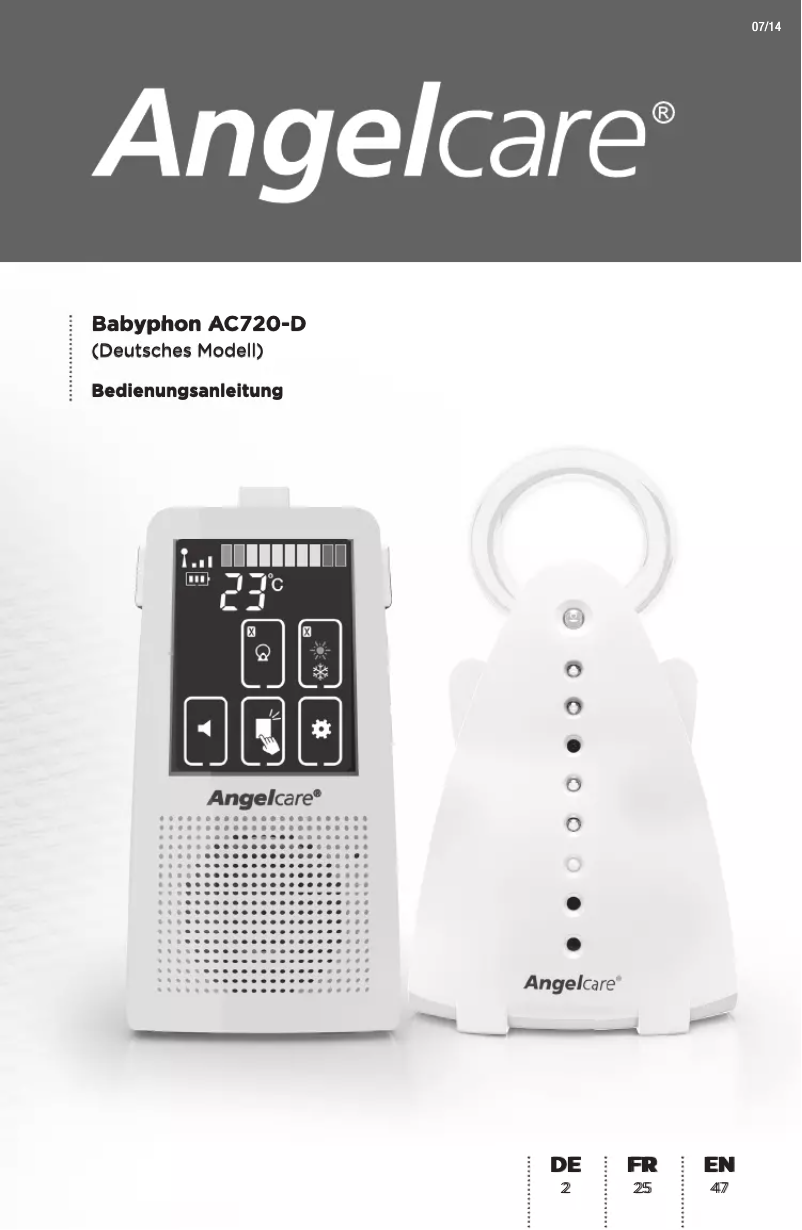 First page image of the manual for AC720