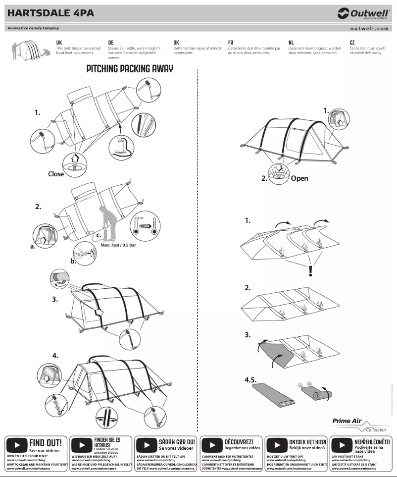 First page image of the manual for Hartsdale 4PA
