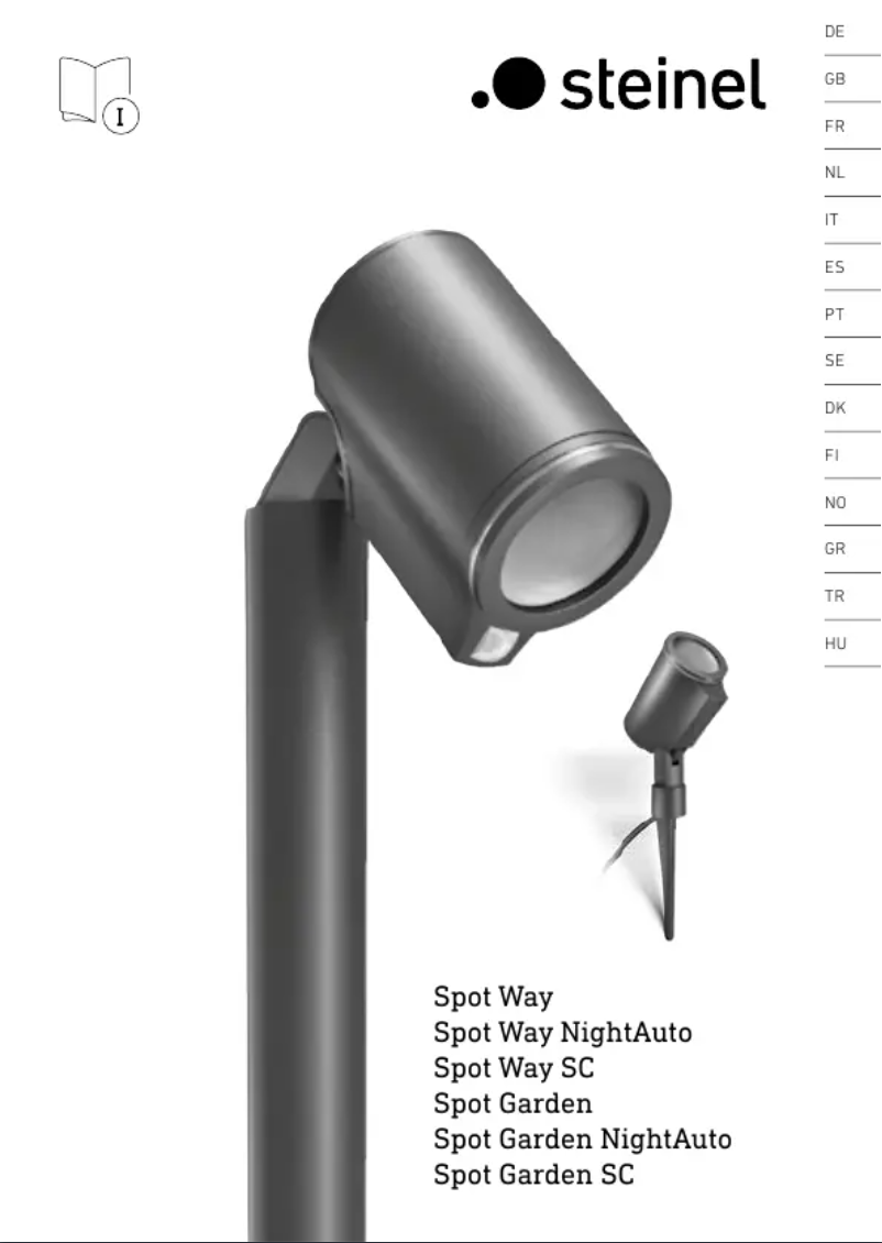 Image de la première page du manuel de l'appareil Spot Way SC