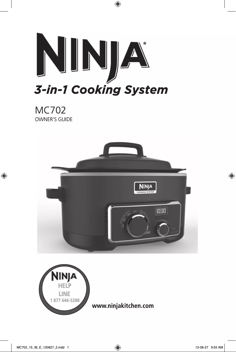 First page image of the manual for MC702