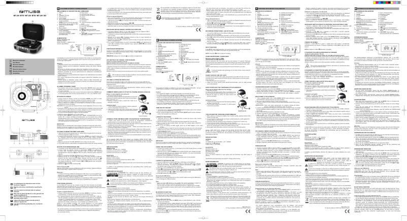 First page image of the manual for MT-201 BTR