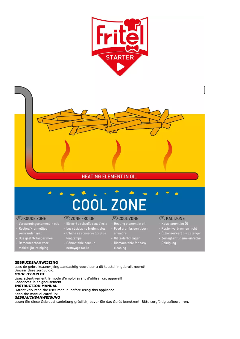 First page image of the manual for FR 1850 DUO