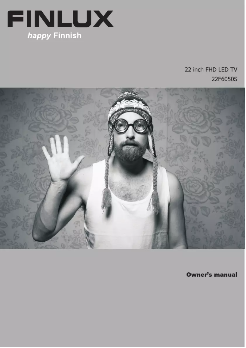 Page 1 of the manual User Manual Finlux 22F6050S