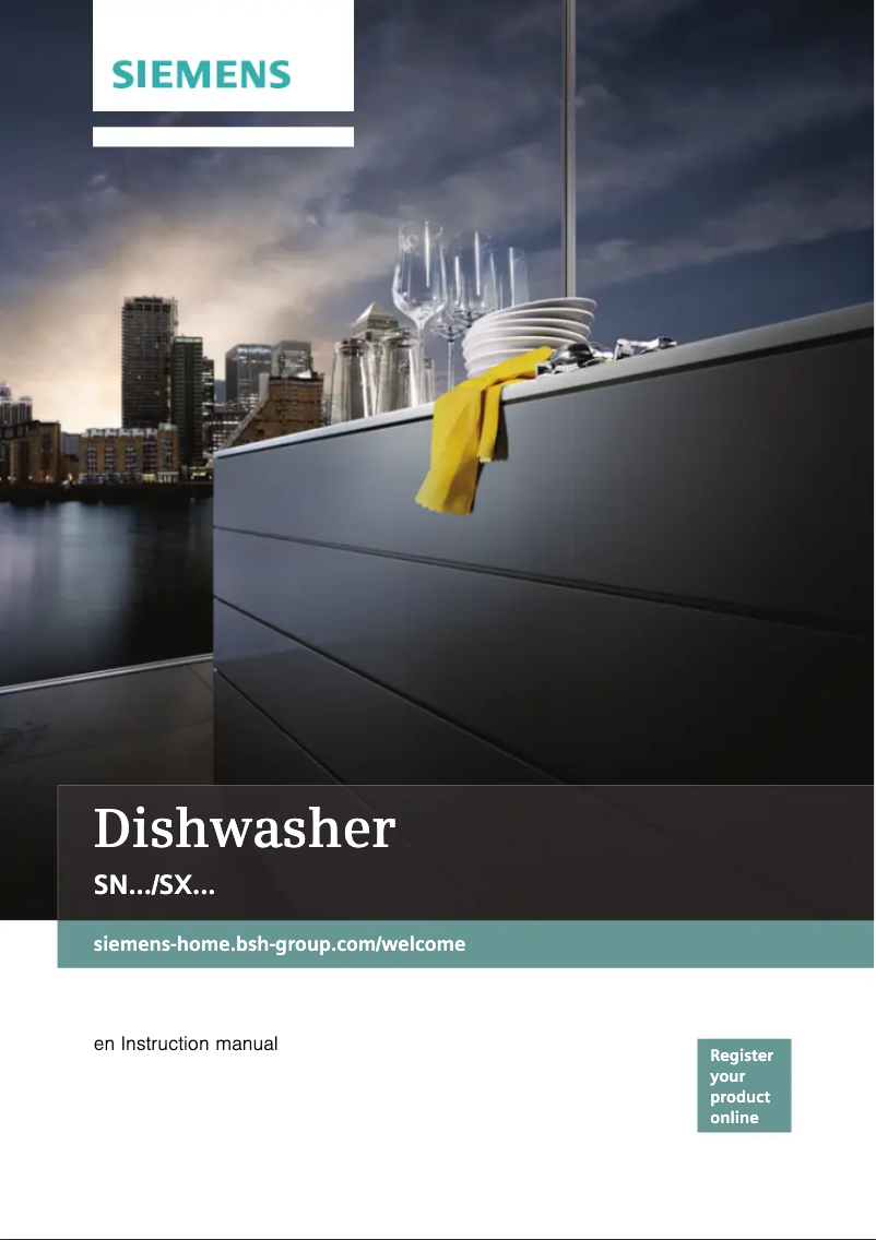 First page image of the manual for SN578S00TG