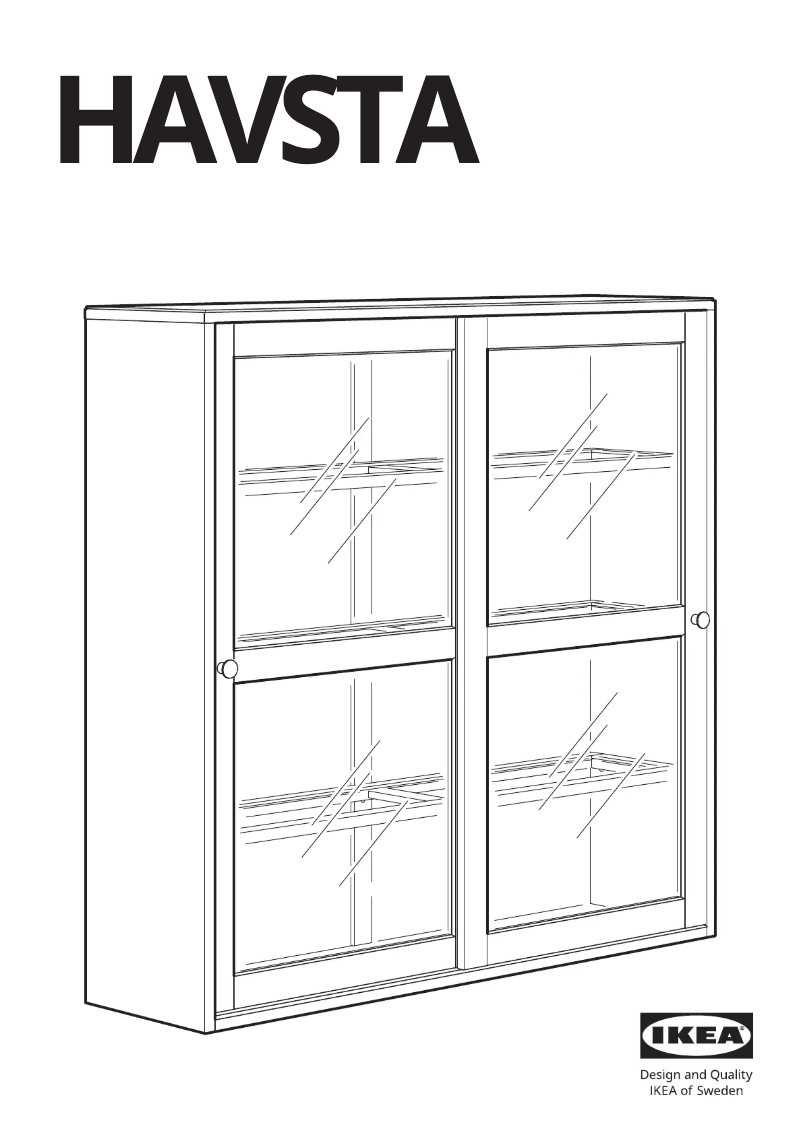 First page image of the manual for HAVSTA 203.910.45