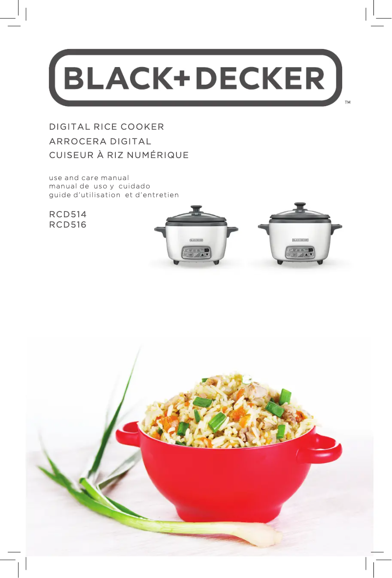 First page image of the manual for RCD516