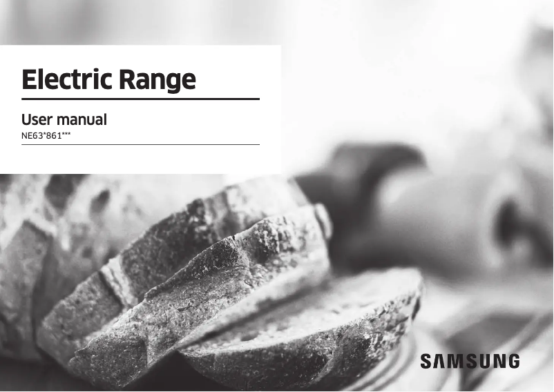 Page 1 of the manual User Manual Samsung NE63B8611SS