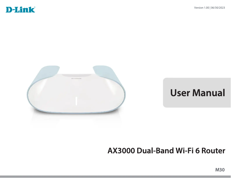 First page image of the manual for Aquila Pro AI M30