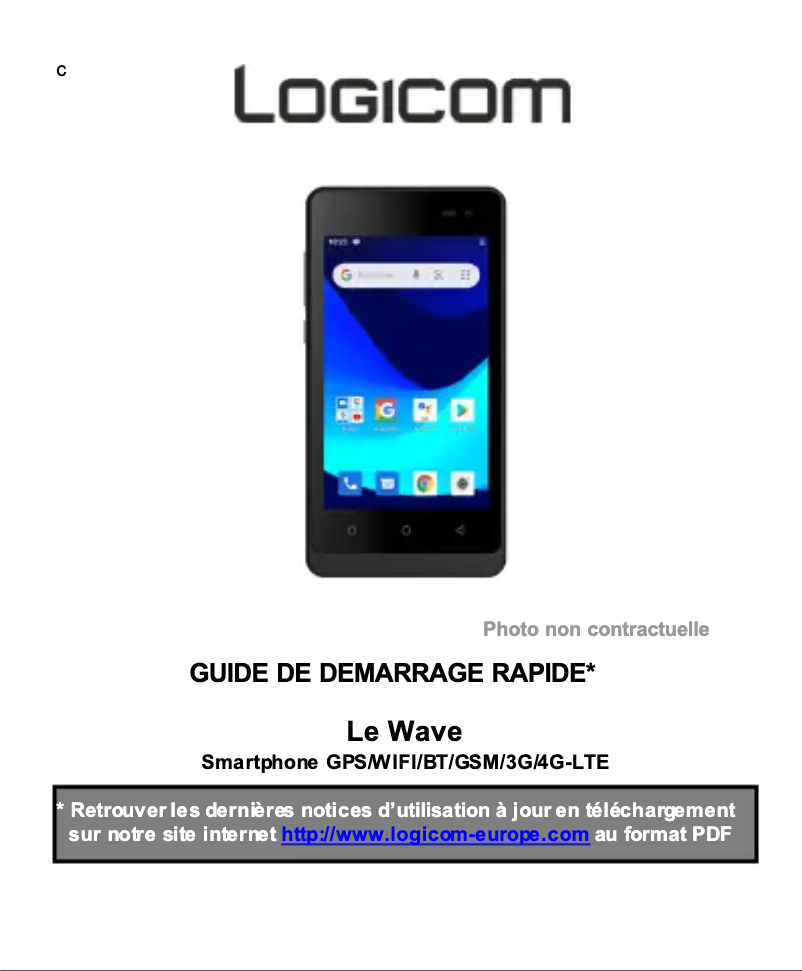 First page image of the manual for Le Wave