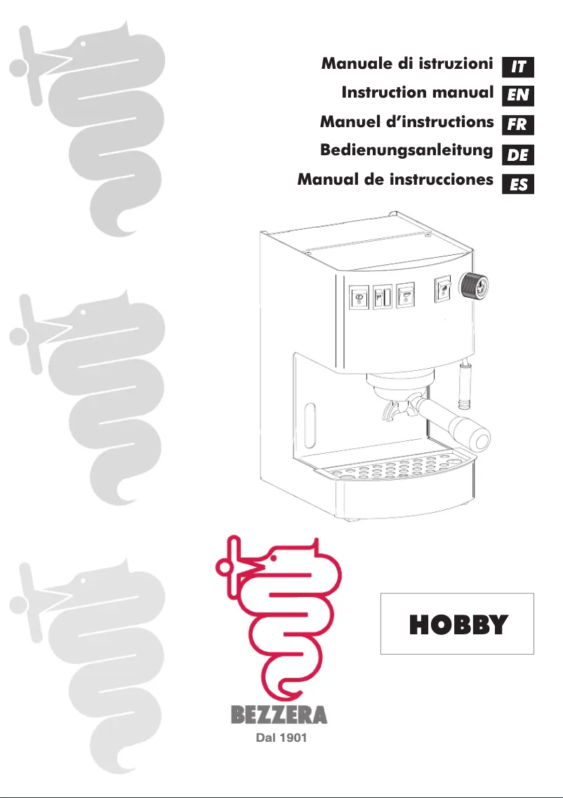 First page image of the manual for Hobby