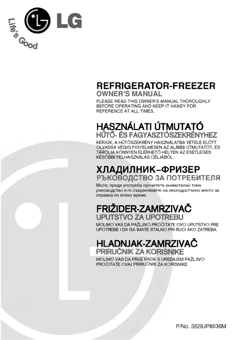 Page 1 of the manual User Manual LG GN-372SL