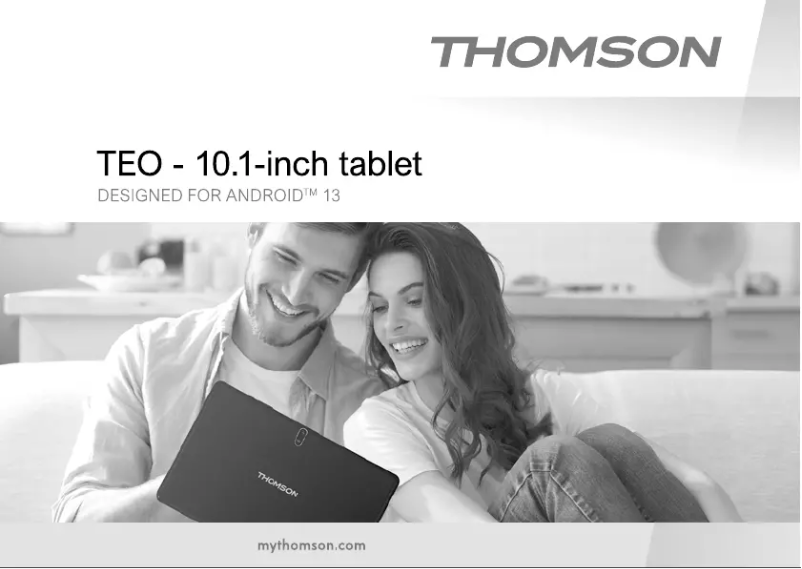 Page 1 of the manual User Manual Thomson TEOX 10