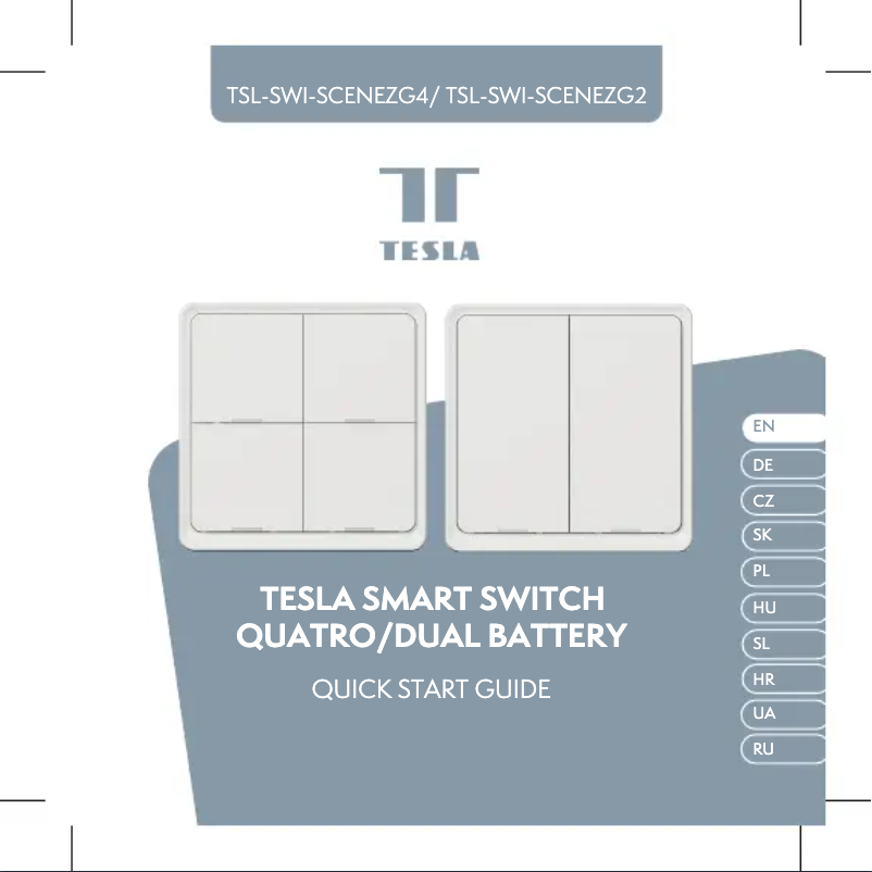 Page 1 of the manual User Manual Tesla Smart Switch Dual Battery