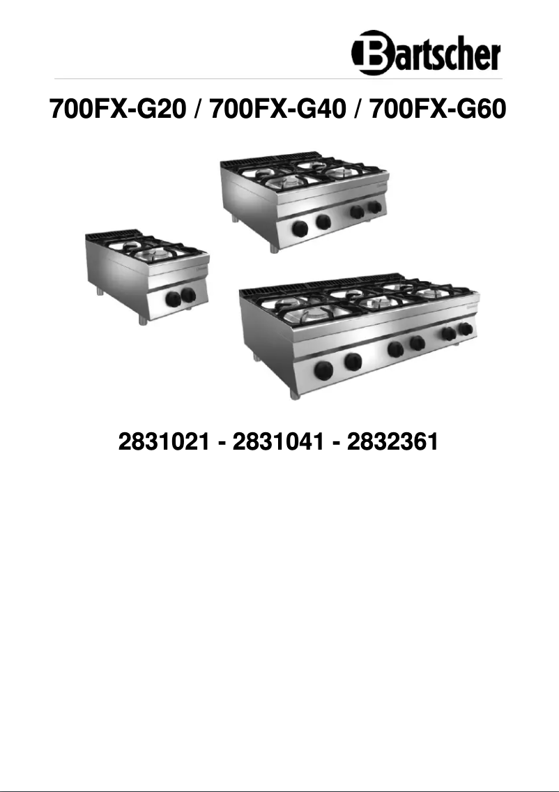 First page image of the manual for 700FX-G40