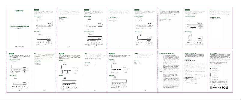 Page 1 of the manual User Manual Ugreen CM251
