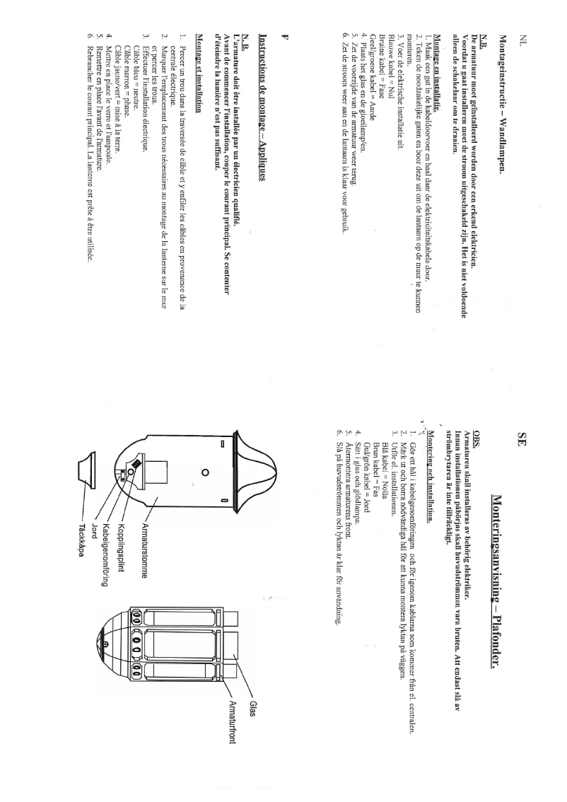 First page image of the manual for Cagliari