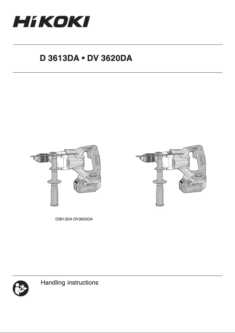 First page image of the manual for DV3620DA