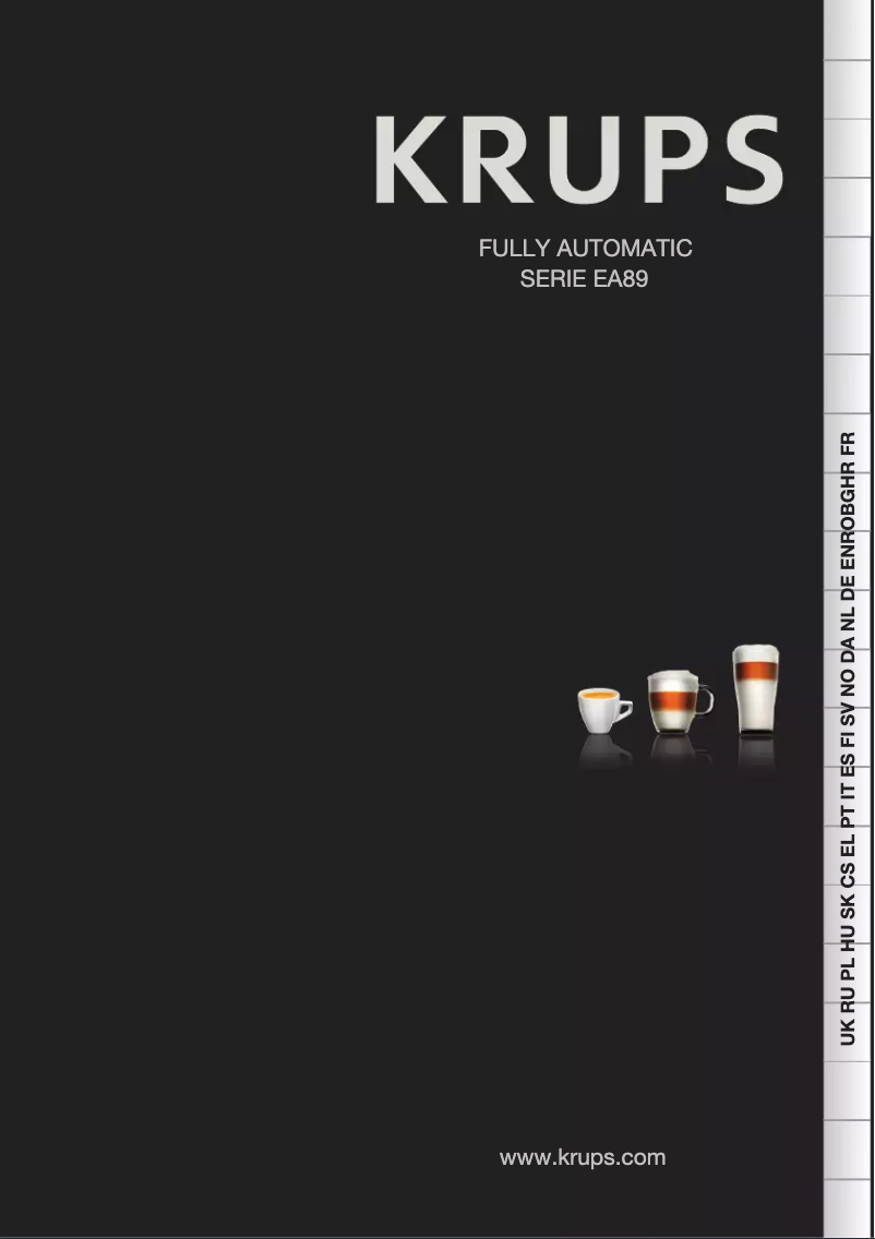 Page 1 de la notice Manuel utilisateur Krups Evidence EA894E